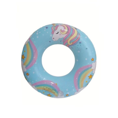 Colac gonflabil, model Unicorn, multicolor, 60 cm | Masha Shop