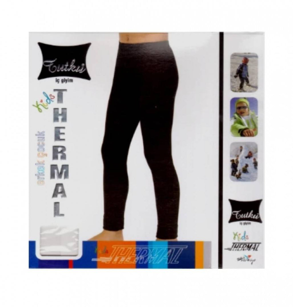 Colanti lungi pentru baieti, negru, Thermal, 8 ani - 10 ani