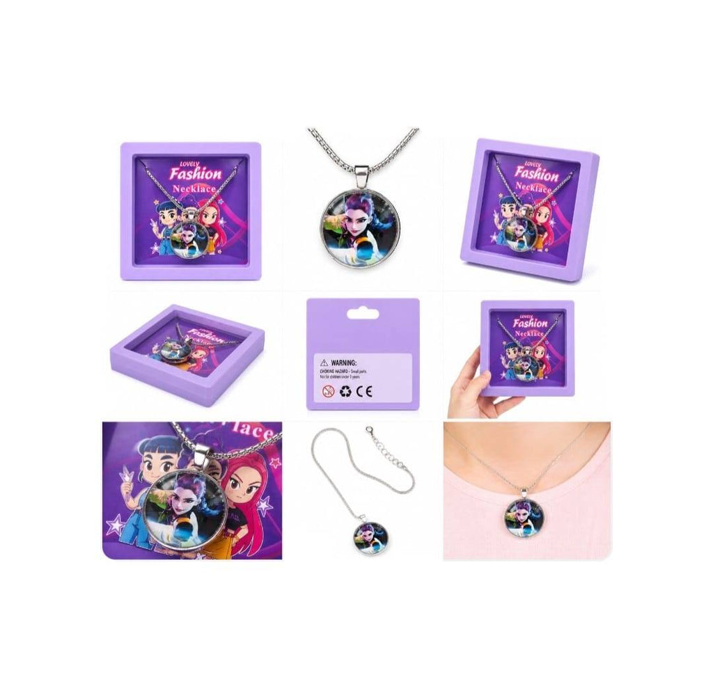Colier pentru fetite, model K-POP DEMON HUNTERS, Rumi, multicolor