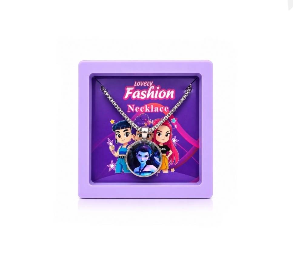 Colier pentru fetite, model K-POP DEMON HUNTERS, Rumi, multicolor