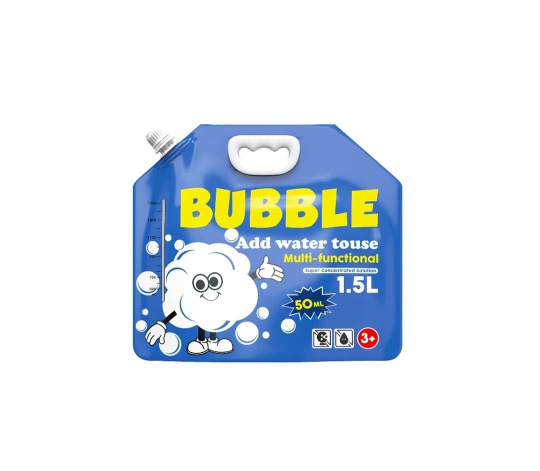 Concentrat Soluție Baloane de Săpun, 50ml pentru 1.5L, punga cu gradatie și capac, utilizare interior/exterior