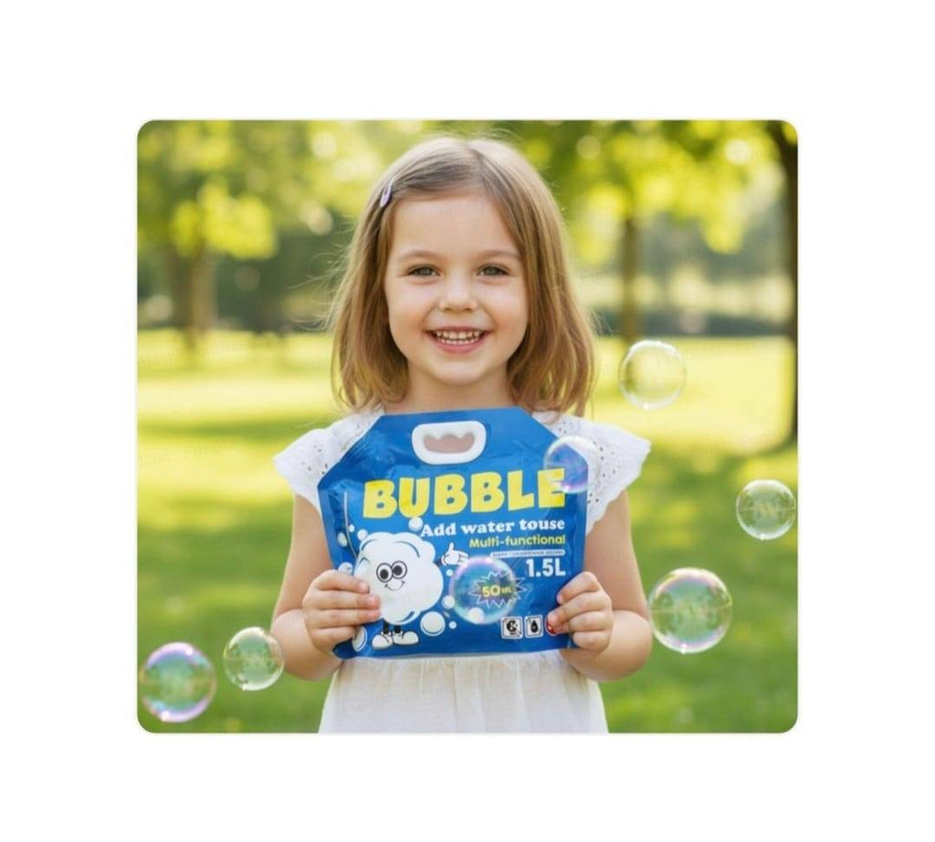 Concentrat Soluție Baloane de Săpun, 50ml pentru 1.5L, punga cu gradatie și capac, utilizare interior/exterior