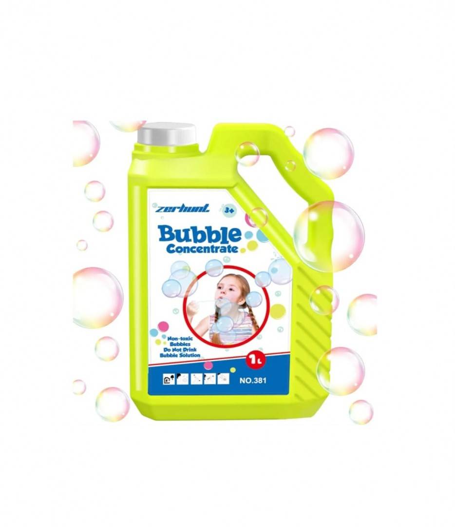 Concentrat solutie lichida baloane de sapun, concentratie 1:10, 1L, galben