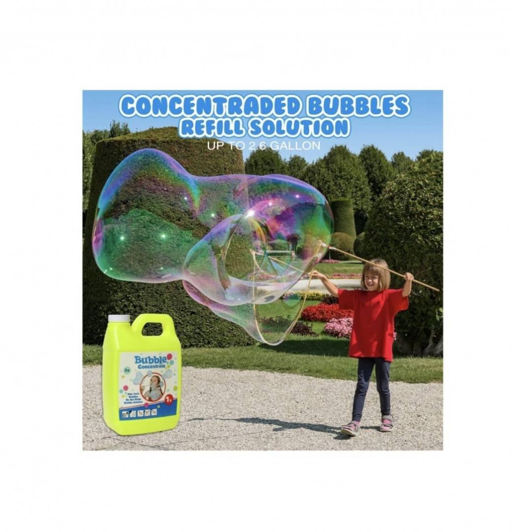 Concentrat solutie lichida baloane de sapun, concentratie 1:10, 1L, galben