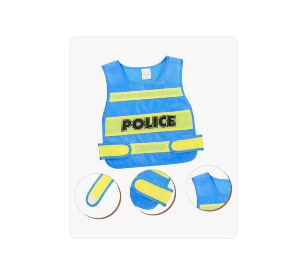 Costum carnaval copii, Politist, cu 3 accesorii, multicolor, 3 ani - 4 ani