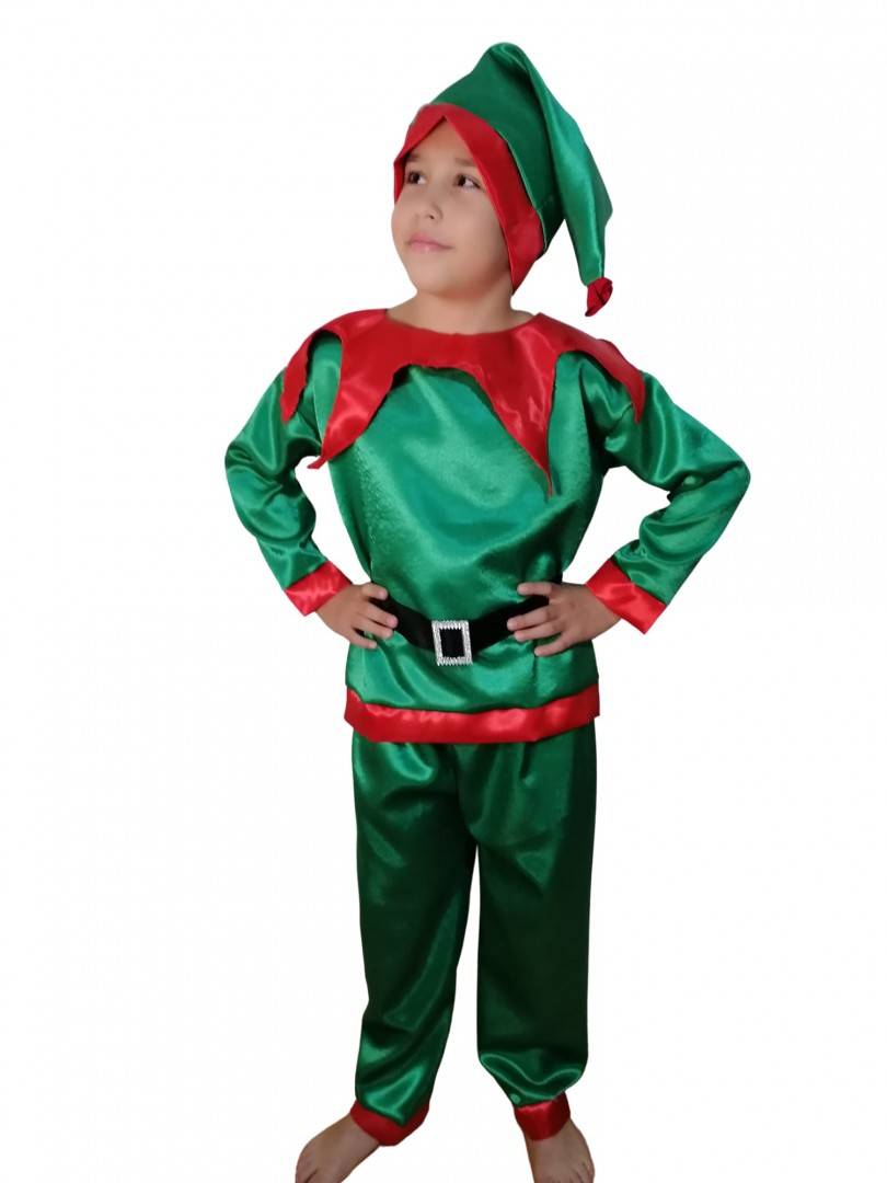 Costum de serbare pentru copii, Spiridus, multicolor, 4 ani - 8 ani