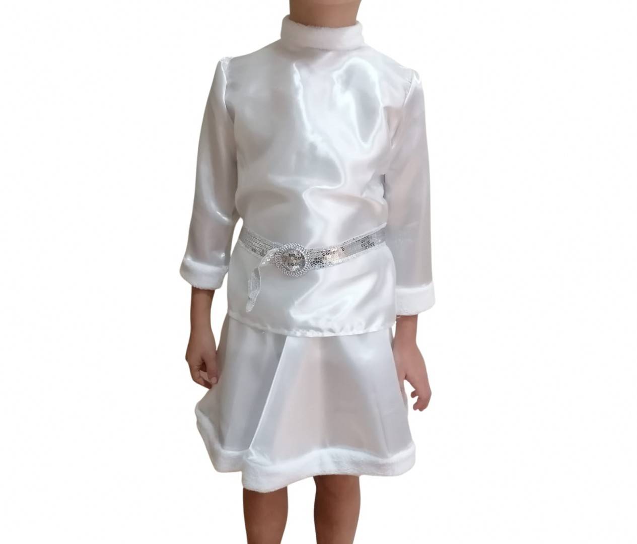Costum de serbare pentru fete, Fulg de Nea, 4 ani