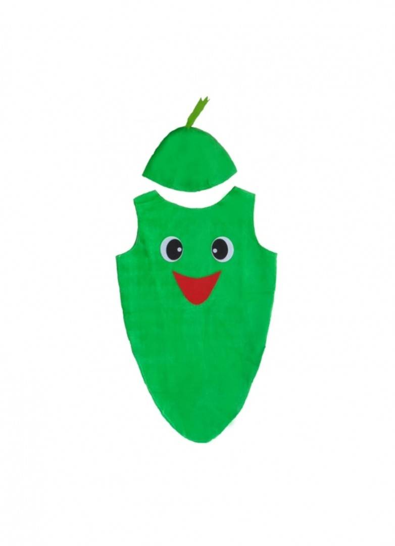 Costum pentru copii, Castravete, verde, 3 ani - 7 ani