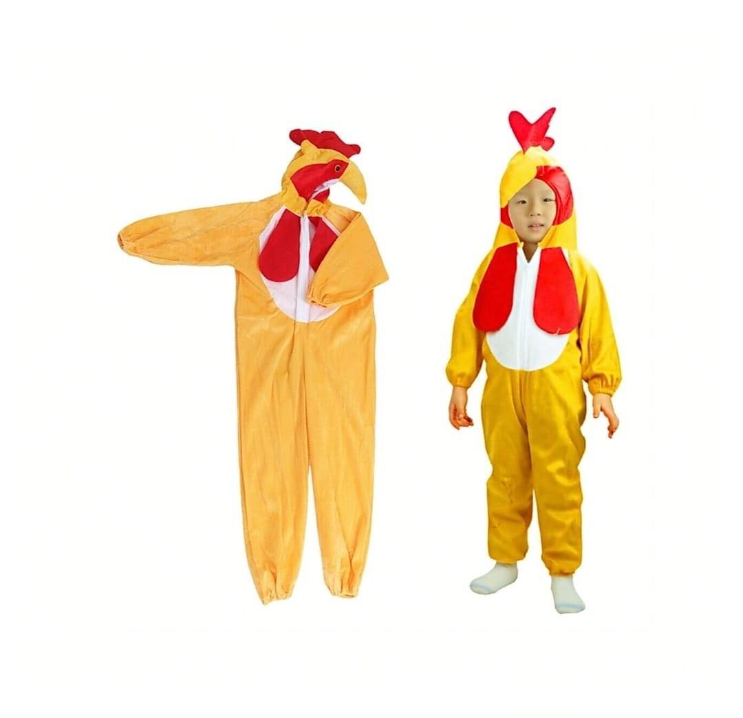 Costum pentru copii, Cocos, multicolor, 4 ani - 6 ani