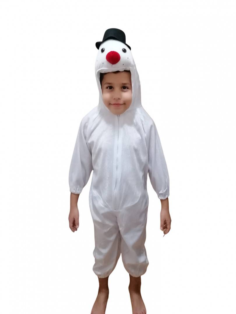 Costum pentru copii, Omul de Zapada, zapada, 4 ani - 6 ani