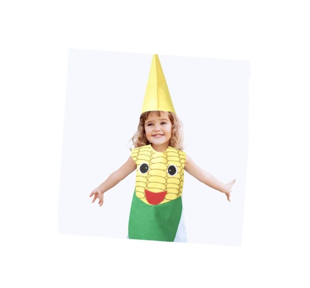 Costum pentru copii, Porumb, multicolor, 3 ani - 7 ani