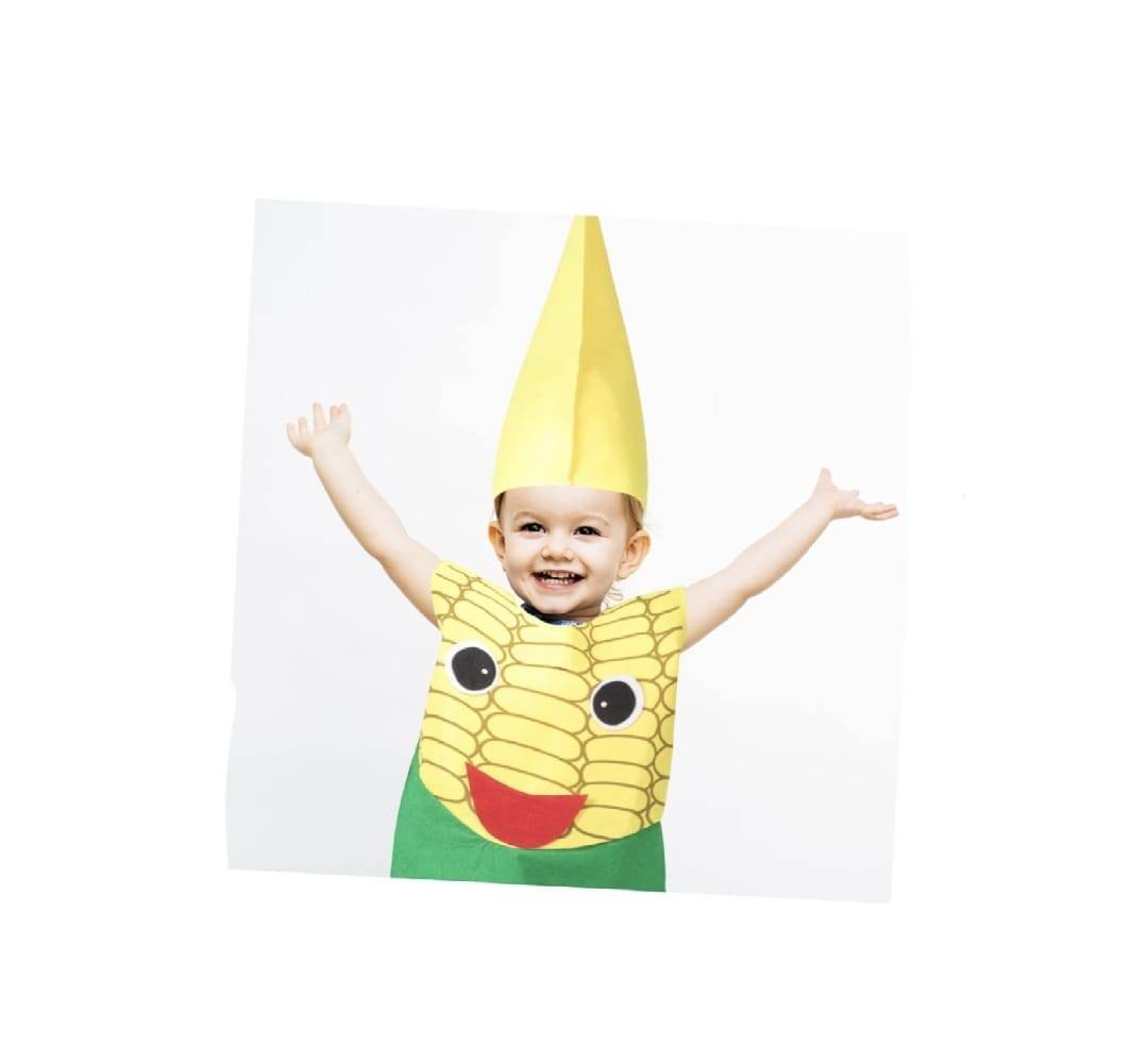 Costum pentru copii, Porumb, multicolor, 3 ani - 7 ani