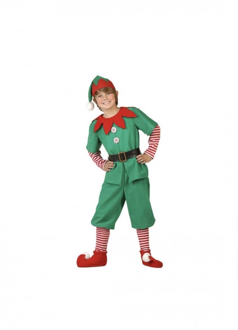 Costum pentru copii, Spiridus, MASHASHOP, multicolor, 3 ani - 7 ani