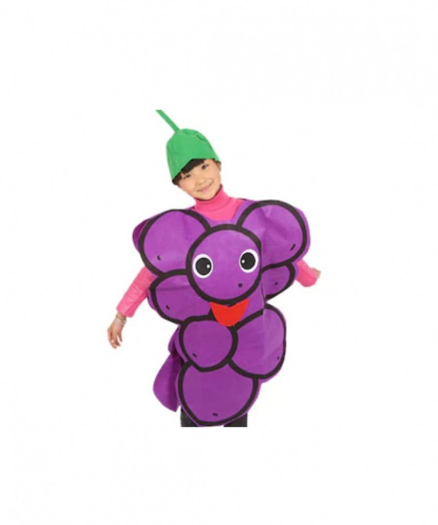 Costum pentru copii, Strugure, multicolor, 3 ani - 7 ani