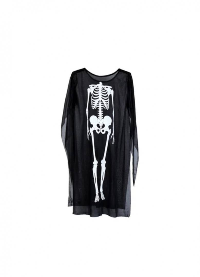 Costum Schelet Complet pentru copii, negru/alb, 4 ani - 7 ani