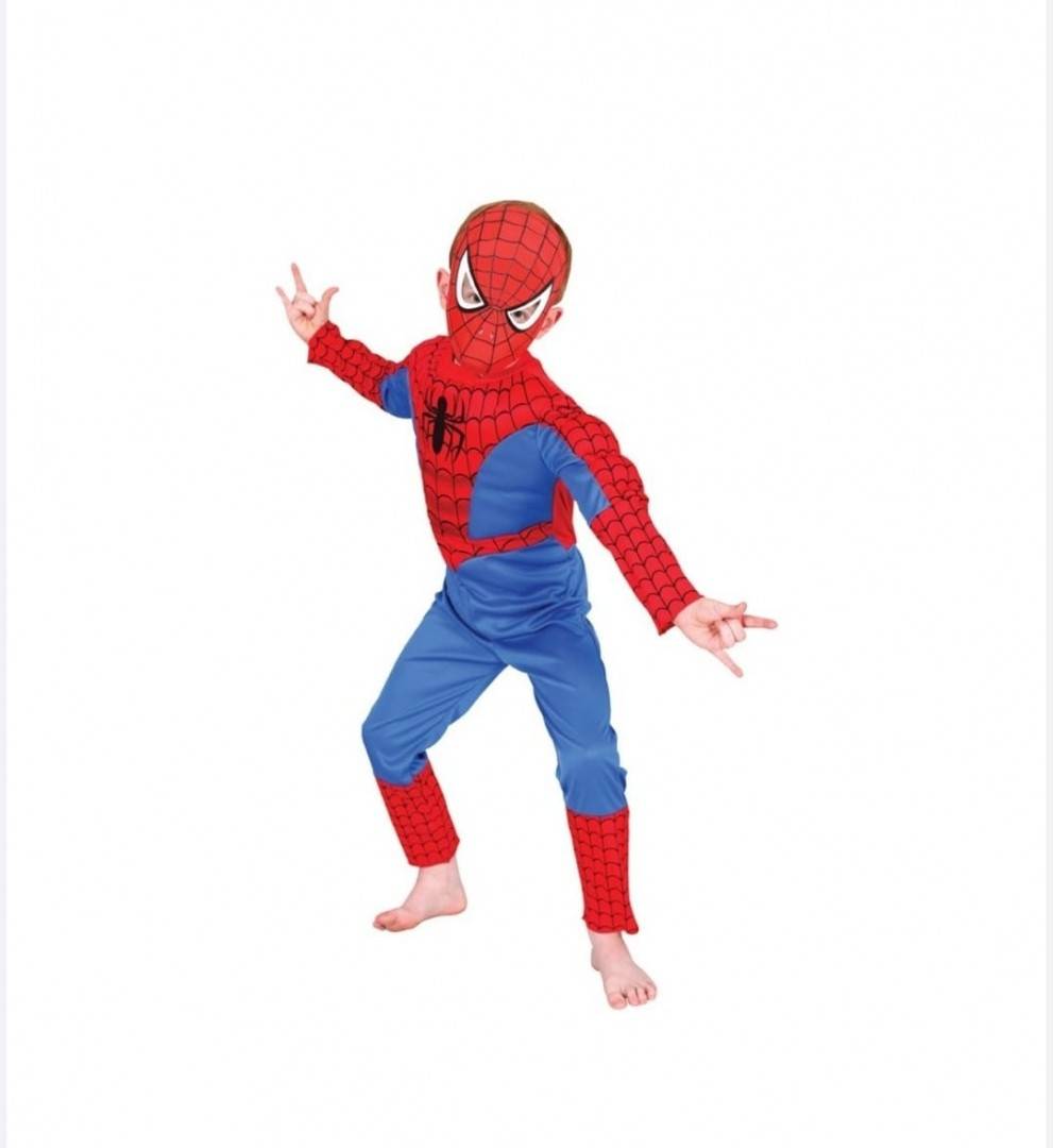 Costum copii, Super Erou Spiderman, multicolor, 3 ani - 5 ani