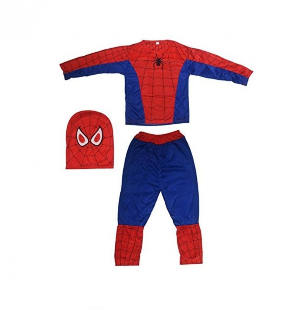 Costum copii, Super Erou Spiderman, multicolor, 3 ani - 5 ani
