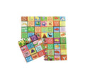 Covor joaca copii, ABC Letters, spuma, multicolor, 120×120 cm