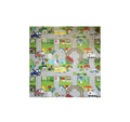 Covor joaca copii, Oraselul Puzzle burete Trafic, 120×120 cm
