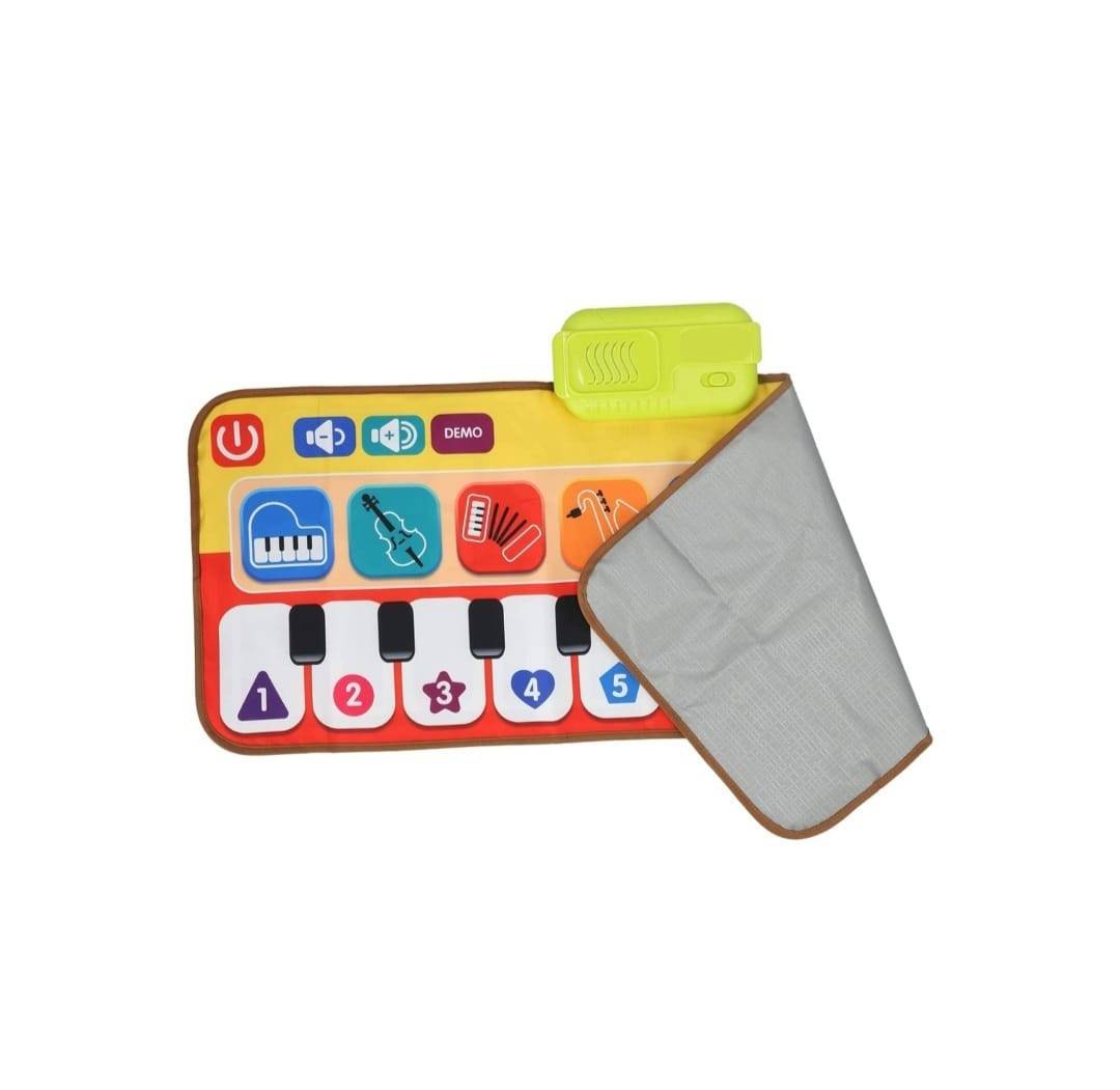 Covor muzical, Piano Touch & Learn, 8 instrumente, antiderapant, multicolor