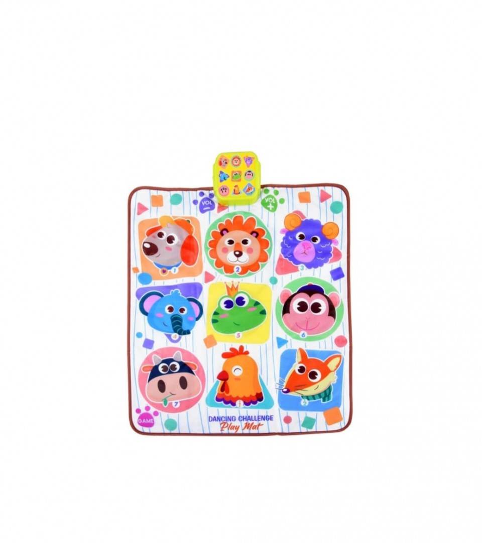 Covoras muzical interactiv cu animale, multicolor