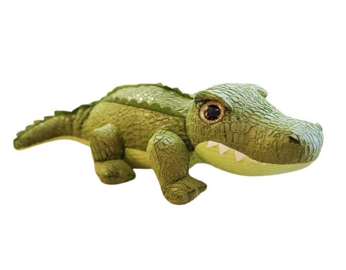 Crocodil de plus, verde, 40 cm | Masha Shop