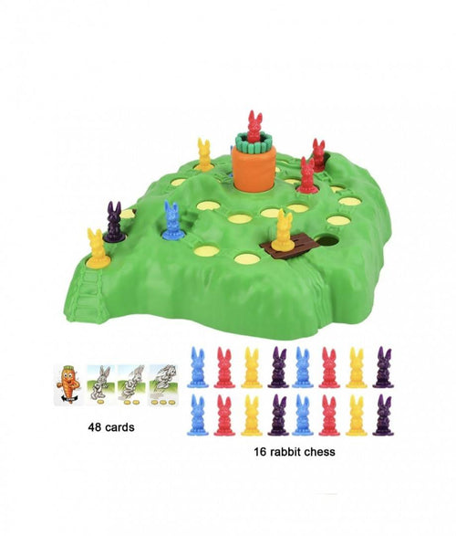 Cursa Iepurasului Board Game, Funny Bunny, 16 iepurasi, multicolor, 4 ani+ – imagine 2 | Masha Shop