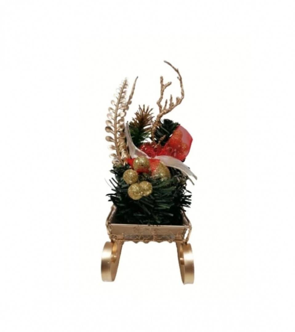 Decoratiune de Craciun Sanie, cadou Craciun, 20 cm