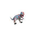 Dinozaur T-Rex, realist, sunete, albastru/multicolor, 70 cm