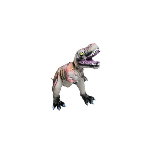 Dinozaur T-Rex, realist, sunete, gri/multicolor, 70 cm | Masha Shop