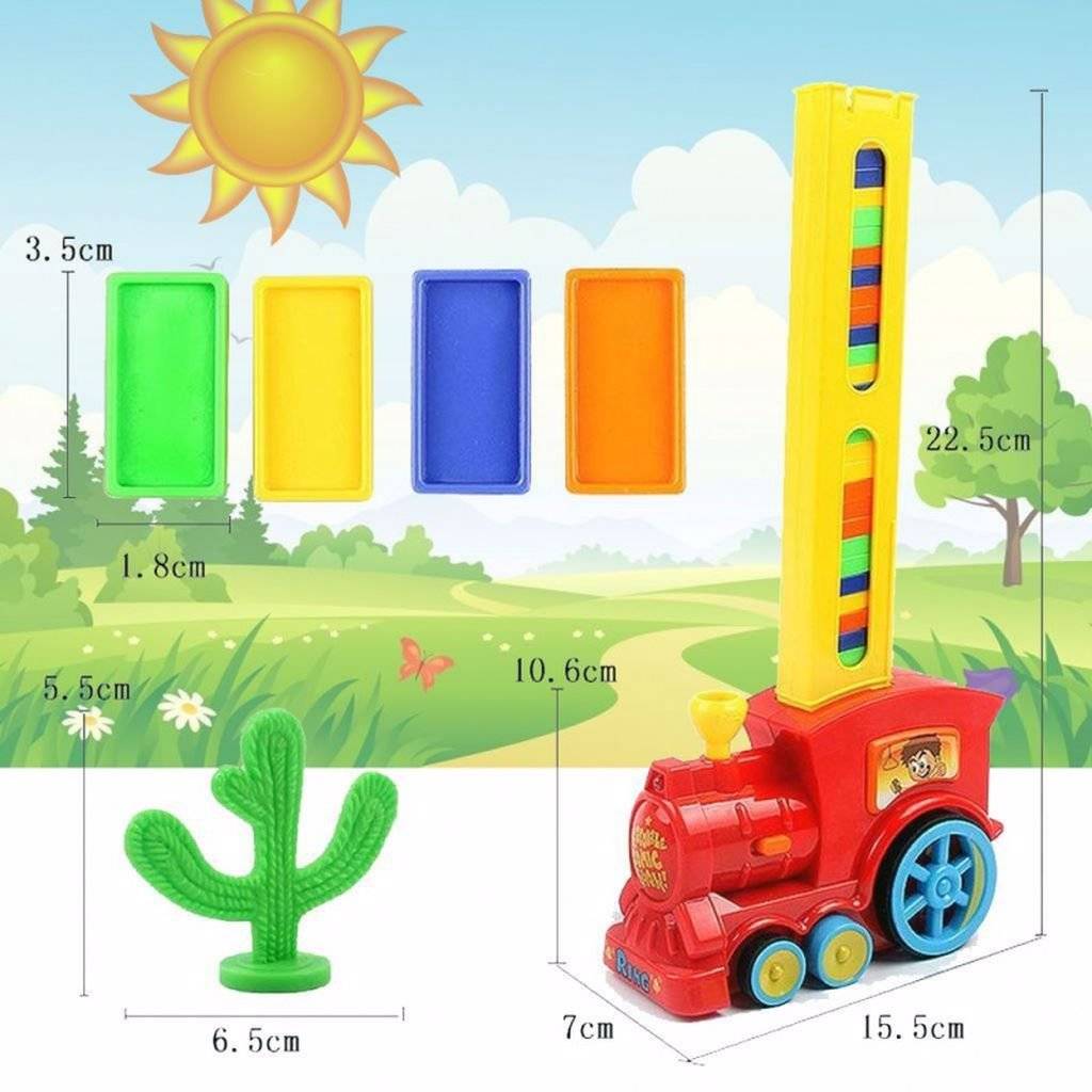 Domino Tornado cu tren pentru creare pista domino