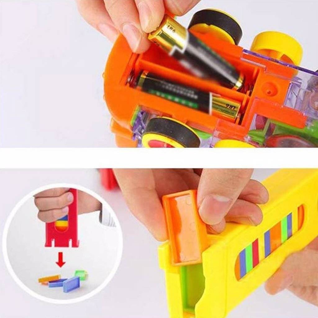 Domino Tornado cu tren pentru creare pista domino