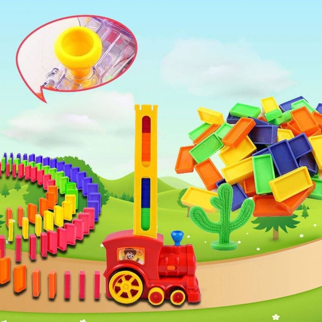 Domino Tornado cu tren pentru creare pista domino