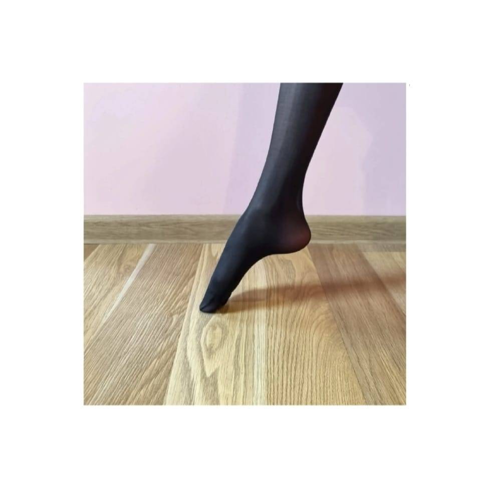 Dres lycra fetite, 20 DEN, negru, marimea 1 an - 14 ani