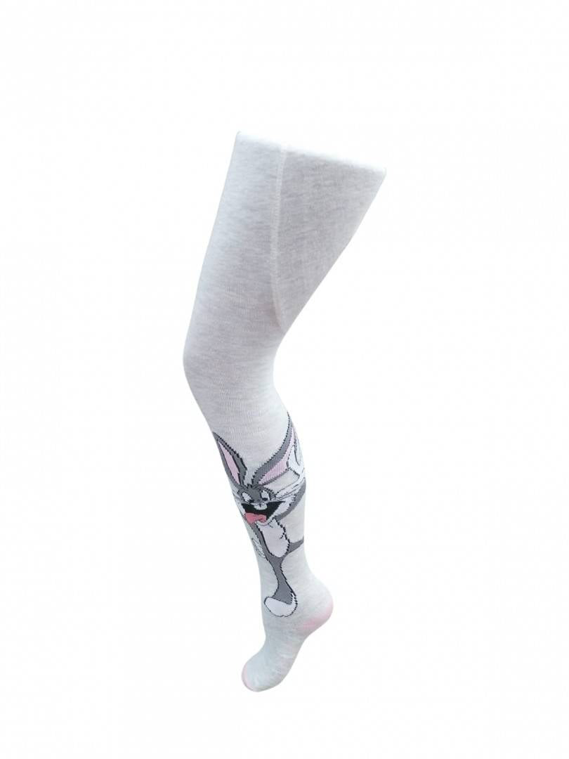 Dres pentu copii, Bugs Bunny, gri deschis, marimea 1 an - 8 ani