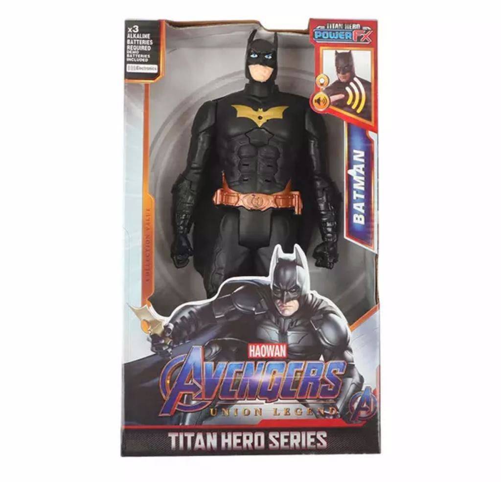 Figurina Batman cu sunete, Avengers Titan Hero, 30 cm