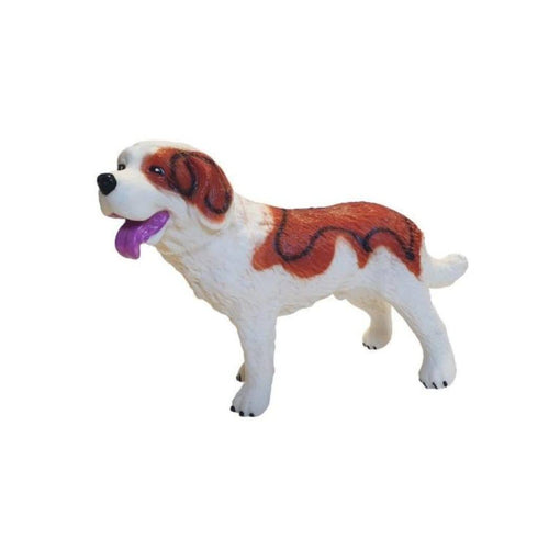 Figurina Catel Beagle, realist, maro deschis, 30 cm