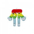 Figurina de plus, Brainrot Rainbow 67, rosu/multicolor, 24 cm