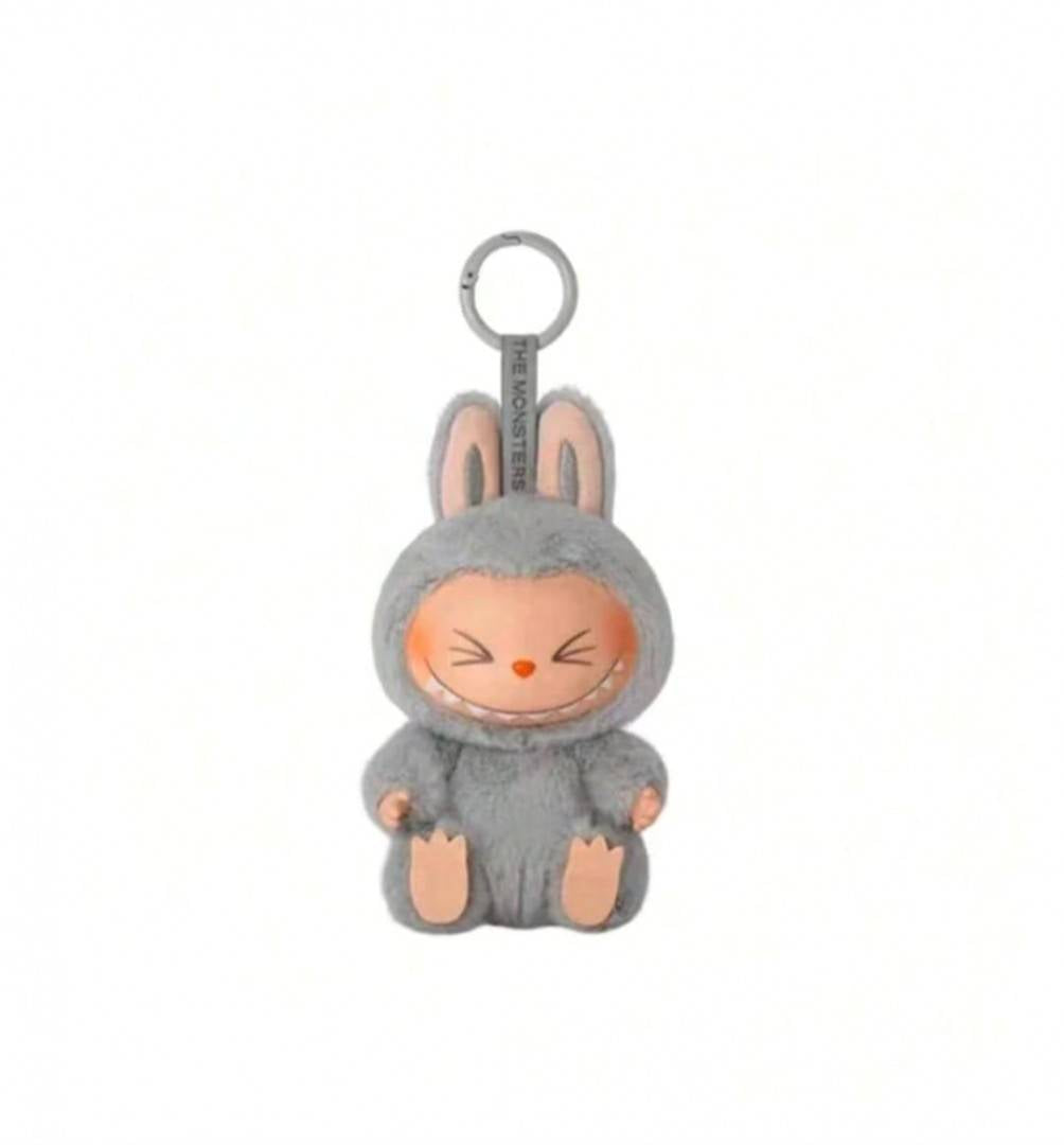 Figurina din plus, Labubu The Monsters, gri deschis, 15 cm
