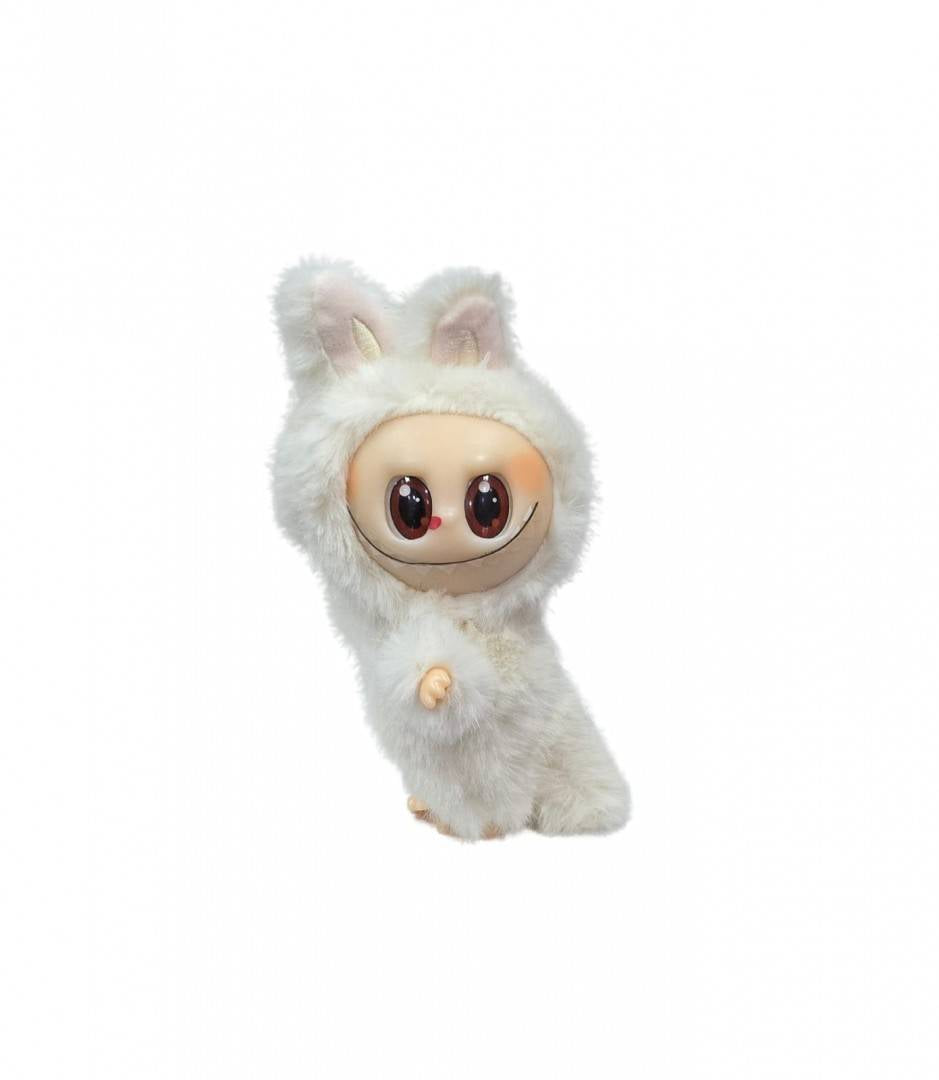 Figurina din plus, Labubu The Monsters, MASHASHOP, alb, 20 cm