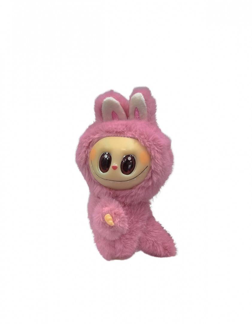 Figurina din plus, Labubu The Monsters, MASHASHOP, roz , 20 cm