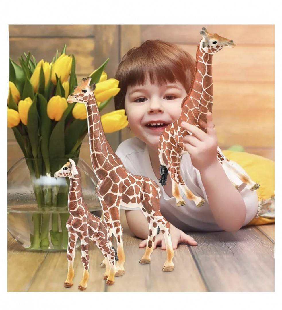 Figurina Girafa, multicolor, 29 cm