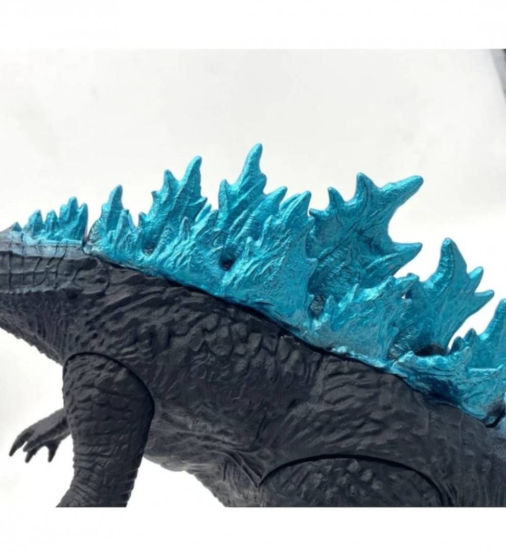 Figurina Godzilla , negru / albastru , 30 cm
