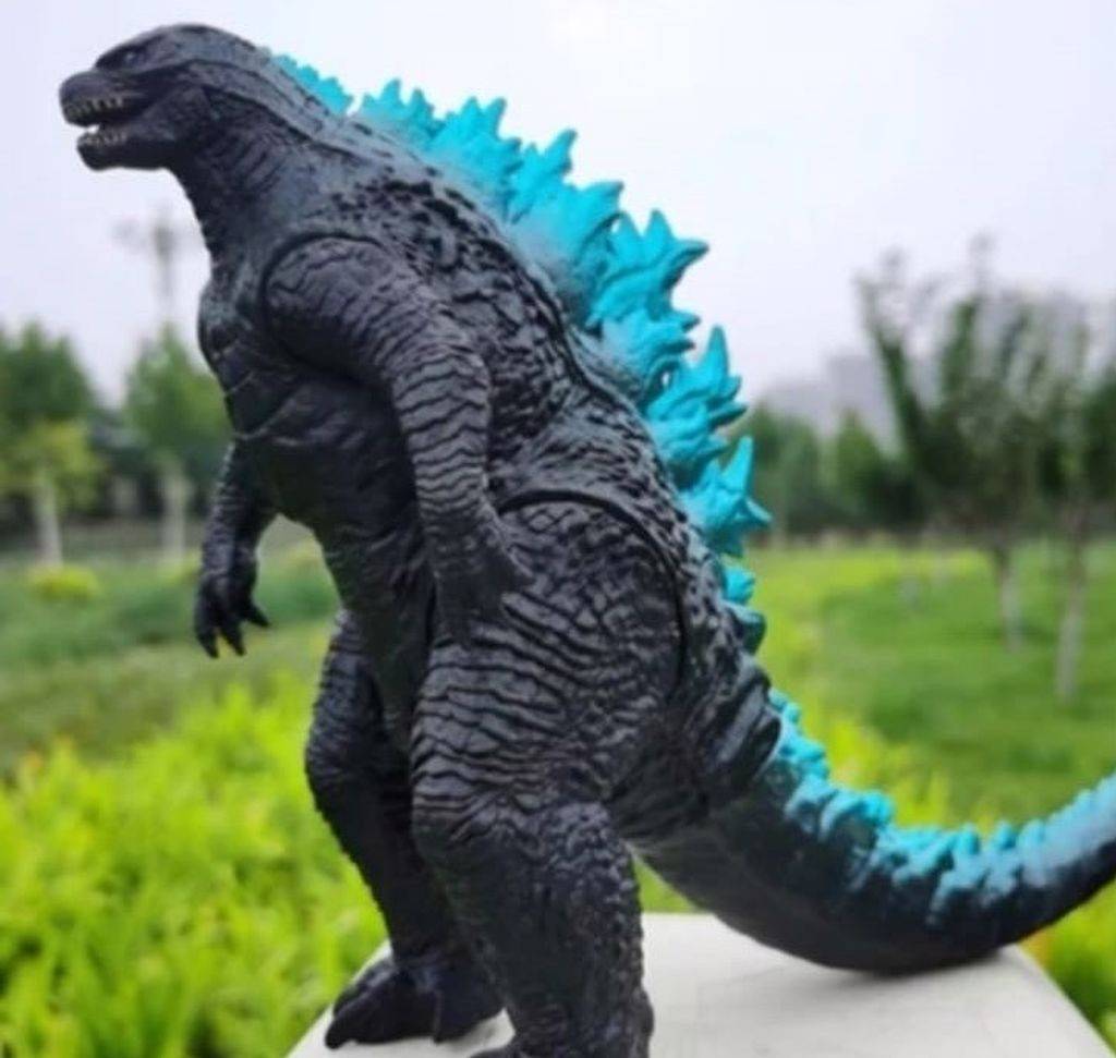 Figurina Godzilla, albastru, 50 cm