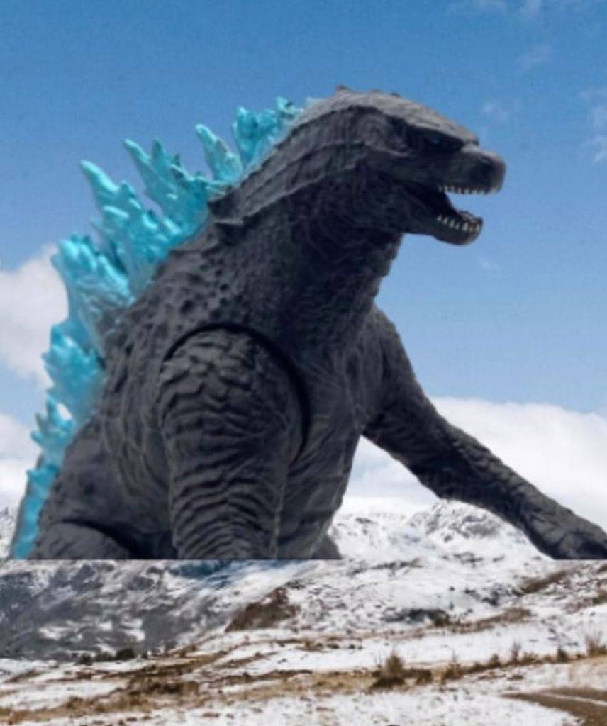 Figurina Godzilla, albastru, 50 cm