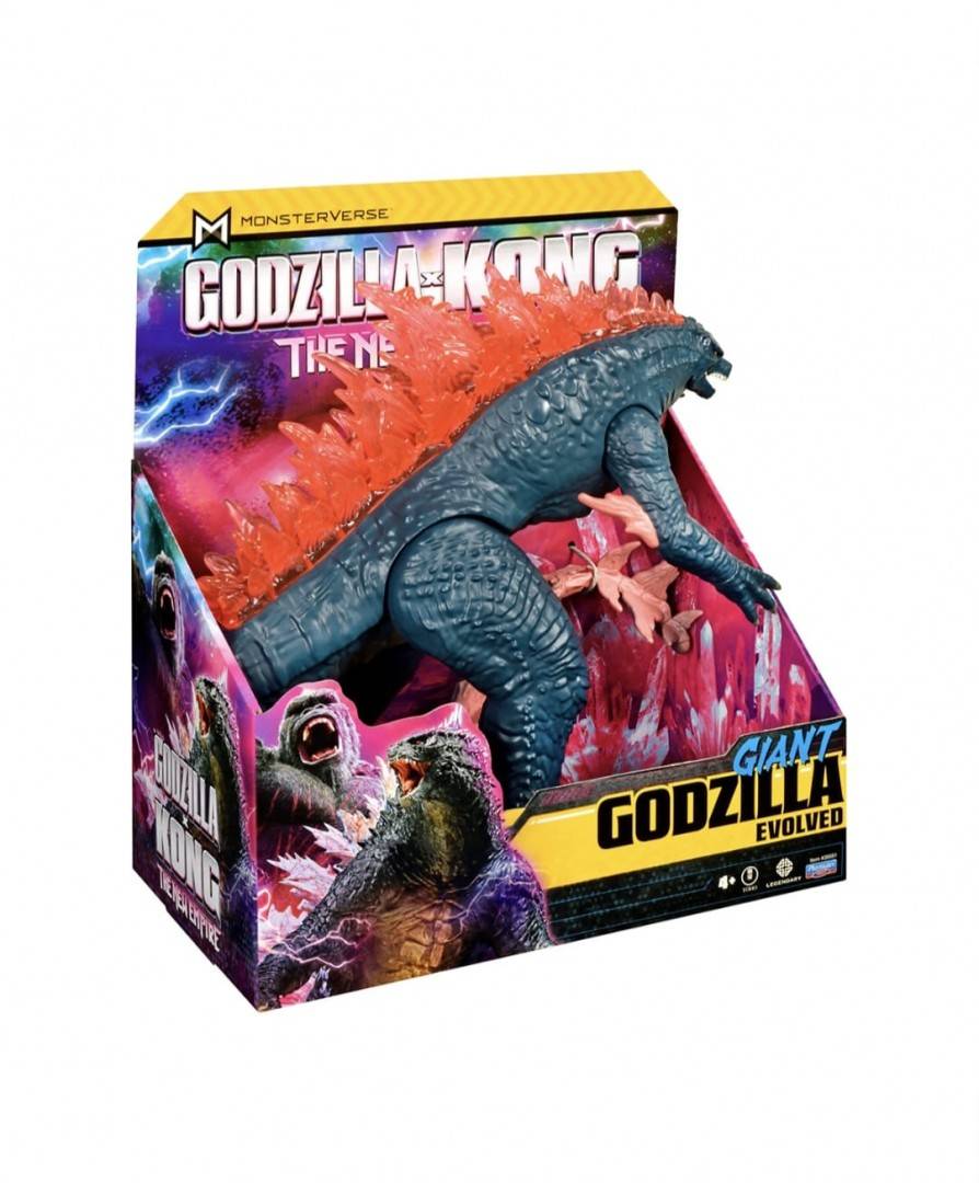 Figurina Godzilla Evolved Giant, seria Godzilla x Kong, The New Empire, multicolor, 28 cm