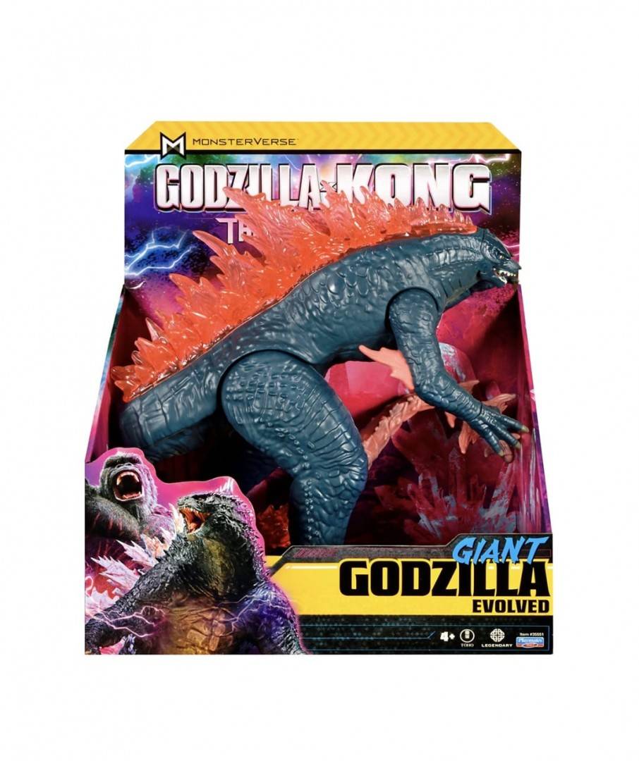 Figurina Godzilla Evolved Giant, seria Godzilla x Kong, The New Empire, multicolor, 28 cm