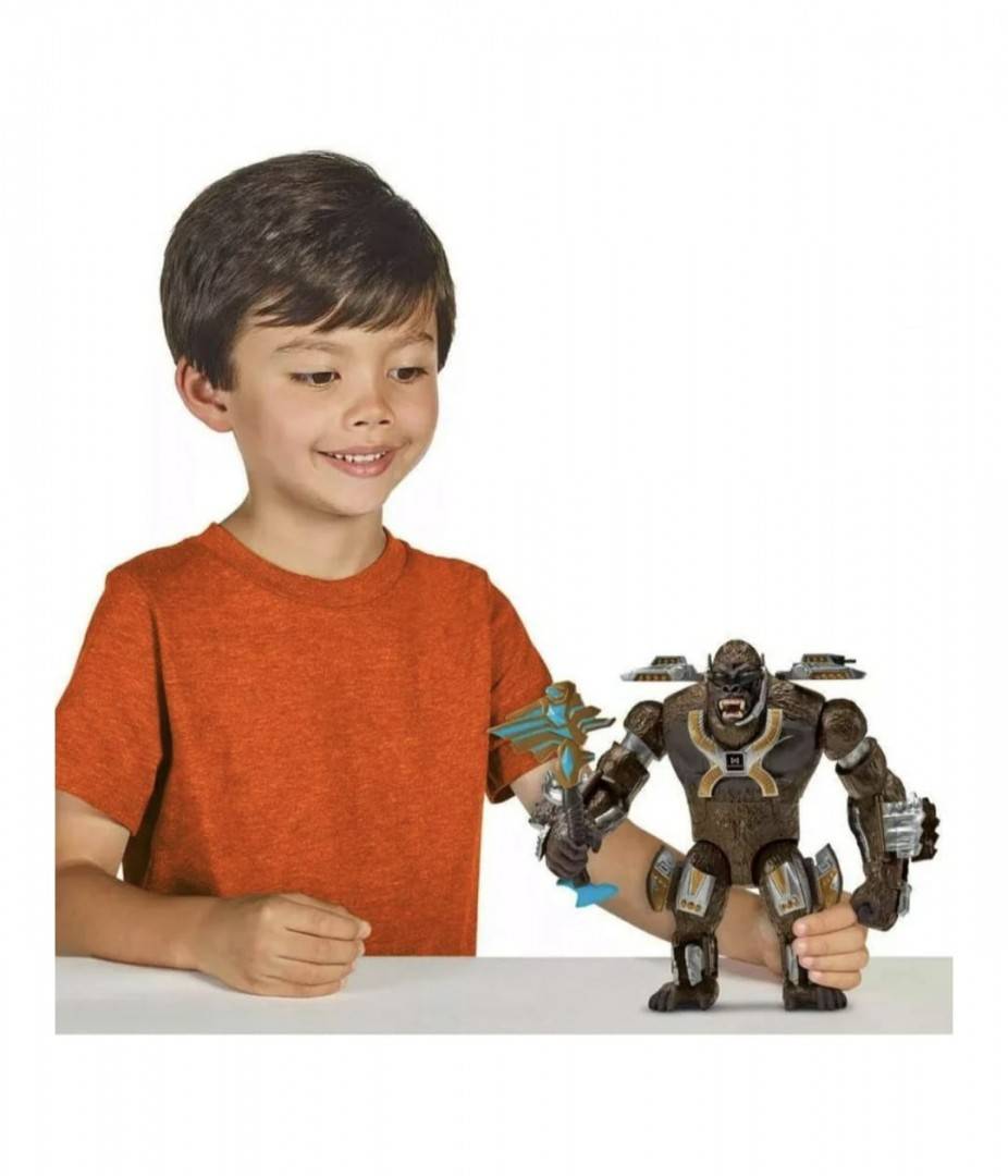 Figurina Gorila Kong, seria Titan Tech Godzilla vs. Kong, Transforms, maro, 20 cm