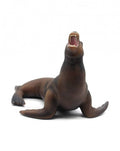 Figurina Leu de Mare, realist, maro, 38 cm