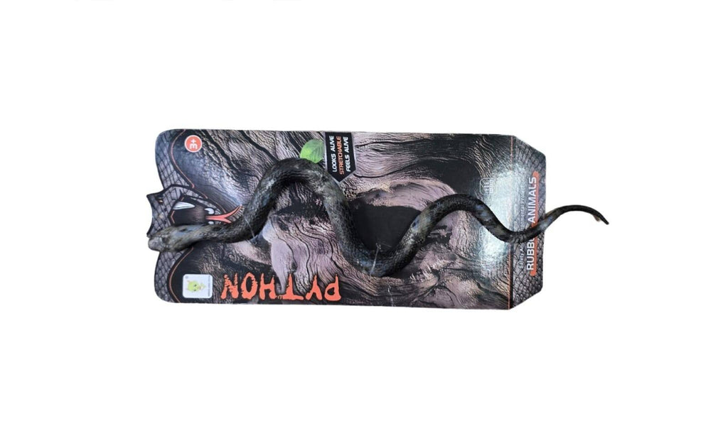 Figurina Sarpe, realist, negru/multicolor, 45 cm